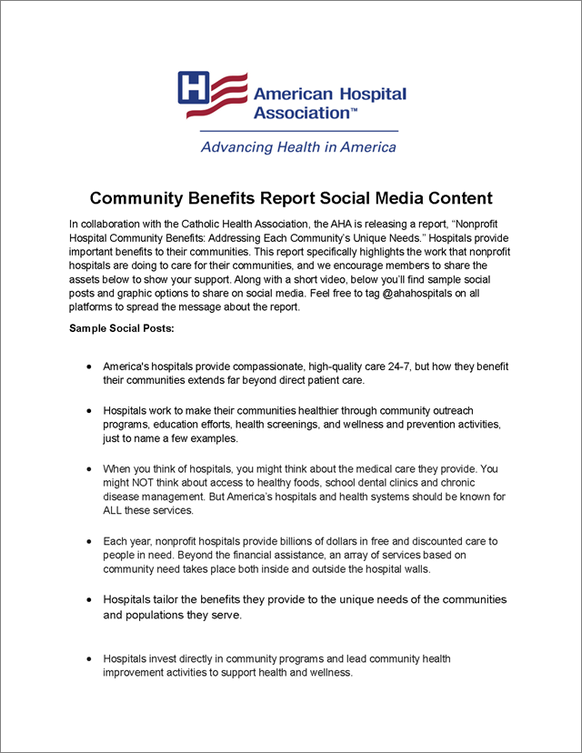 Cover Image of Community Benefit Toolkit