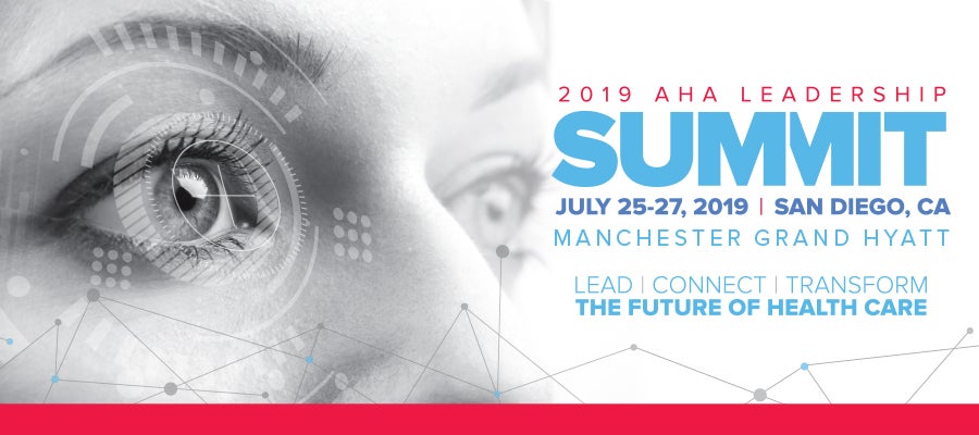2019 AHA Leadership Summit banner