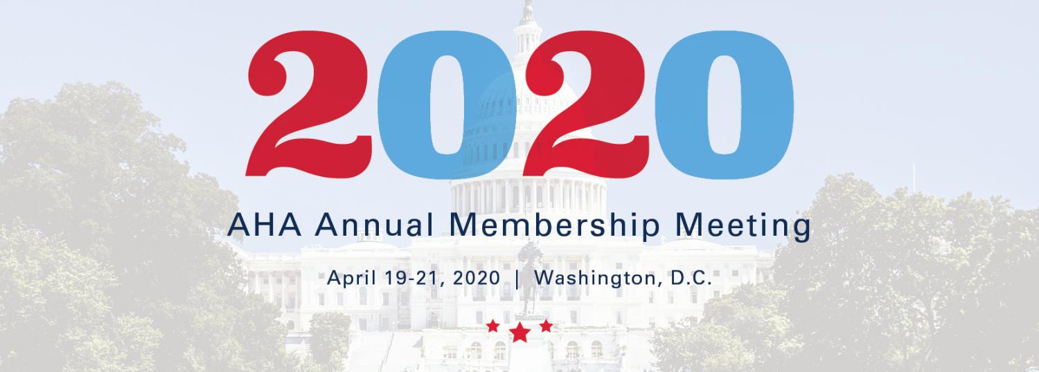 AHA Annual Membership Meeting 2020 AHA Events