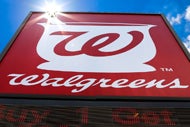 Blue Shield of California, Walgreens to Partner on Wellness Services. Walgreens logo on a sign.