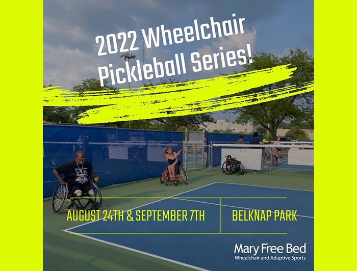 2022 Wheelchair Pickleball Series poster