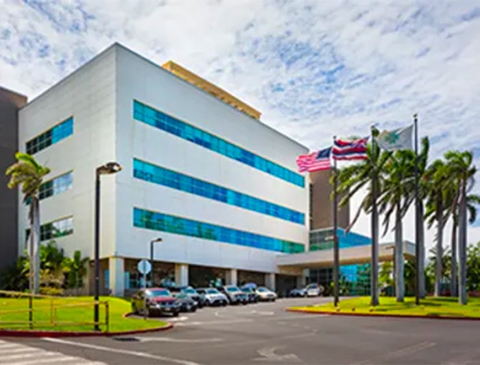 Exterior shot of Maui Memorial Medical Center