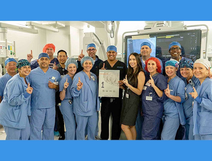 Abrazo Arizona Heart Hospital team, shown here, becomes first in the state to implant the Watchman FLX Pro