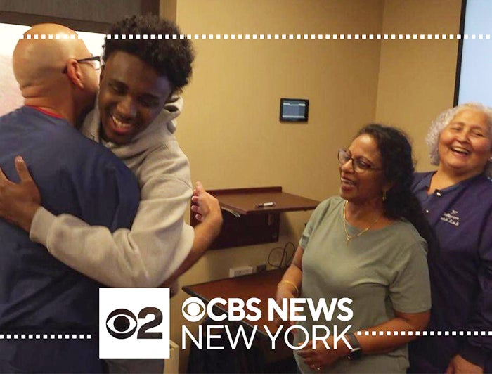 Image: New Jersey man reunites with hospital team that saved his life with marathon CPR session Telling Hospital Story