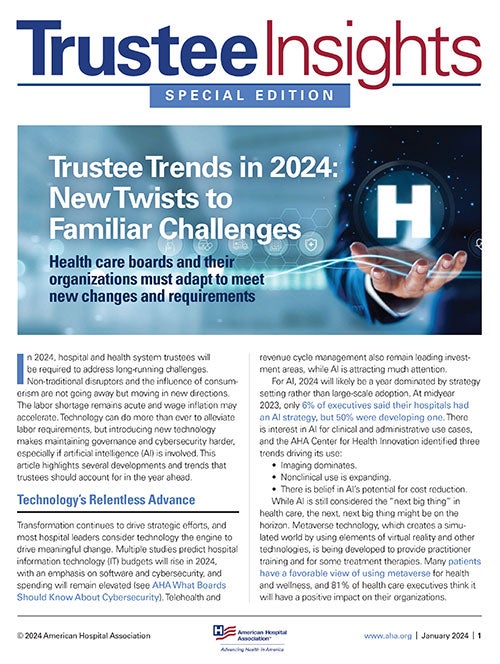 Trustee Trends 2024