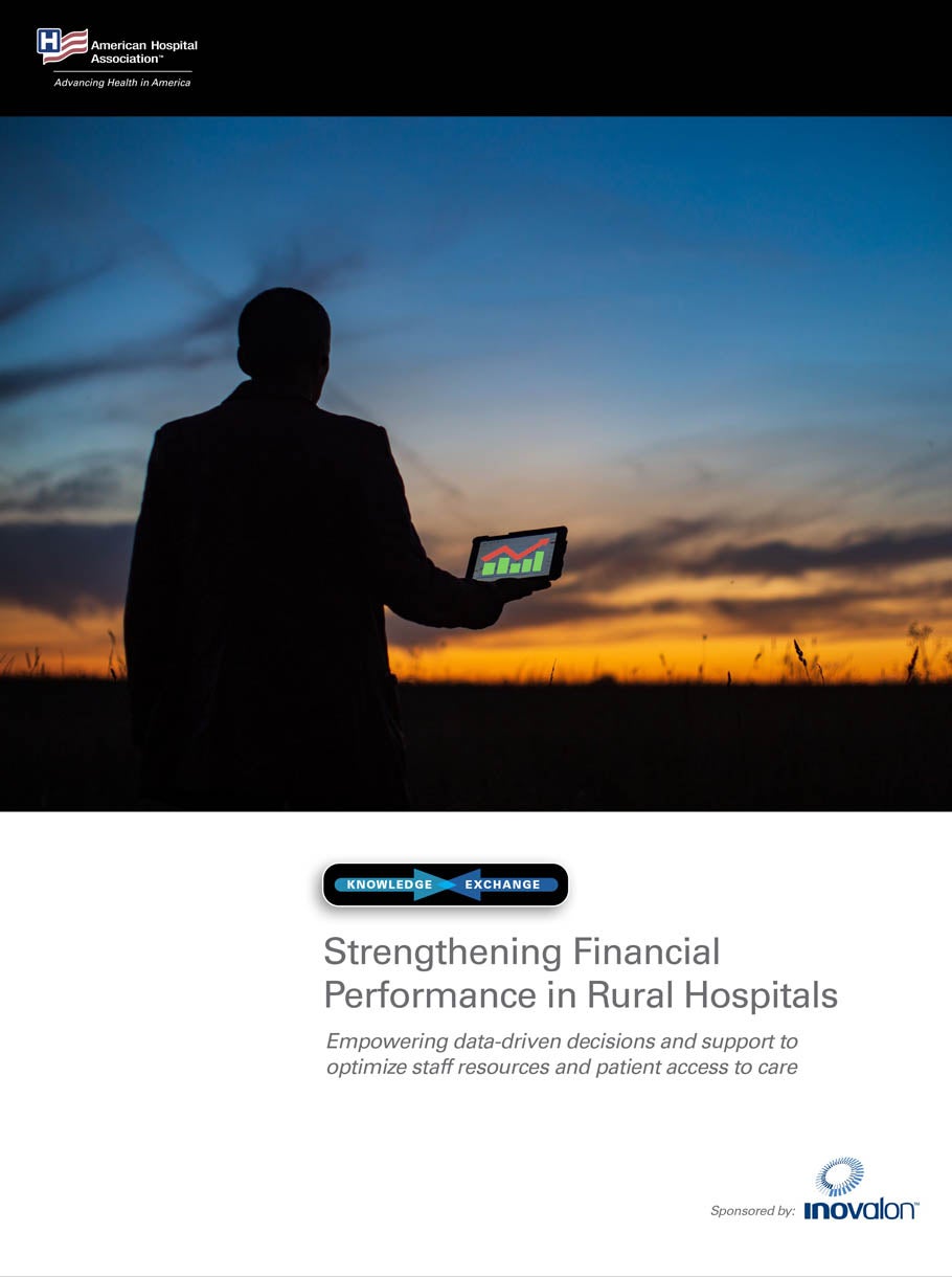 AHA Knowledge Exchange | Strengthening Financial Performance in Rural Hospitals