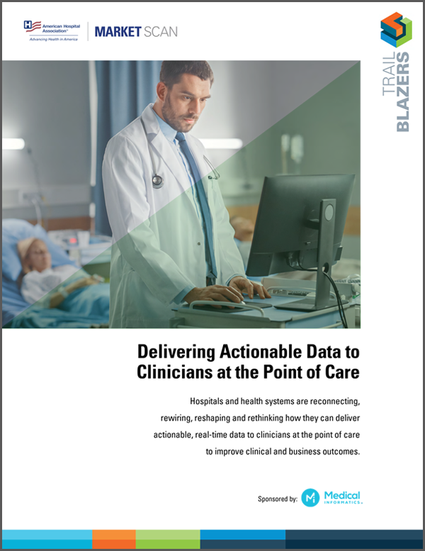 Cover, Delivering Actionable Data to Clinicians at the Point of Care