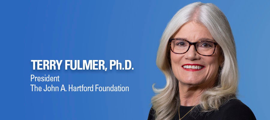 Terry Fulmer, PhD, headshot. President, The John A. Hartford Foundation.