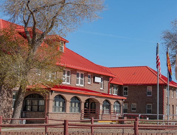 Sage Memorial Hospital. Behavioral health facility exterior