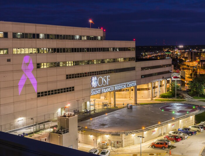 Exterior of OSF Healthcare