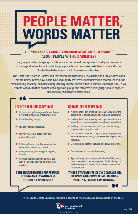 Click to download poster: Are you using caring and compassionate language about eating disorders? Are you using caring and compassionate language about eating disorders?