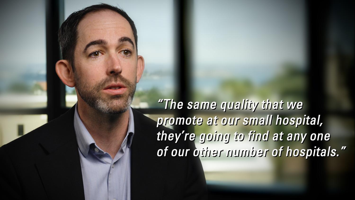 The Value of Health Systems:  Michael Cureton, CEO of Sutter Amador and Sutter Davis Hospitals, Sutter Health