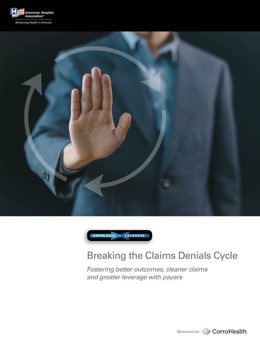 AHA Knowledge Exchange | Breaking the Claims Denials Cycle