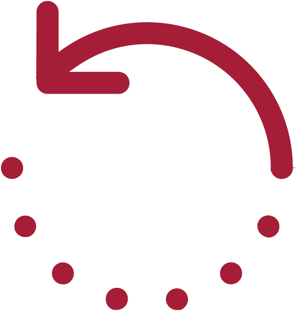 Delays of Necessary and Timely Treatment icon. An arrow turning in a circle counter-clockwise.