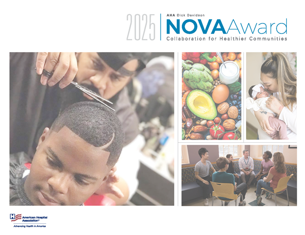 2025 AHA Dick Davidson NOVA Award Honoree Booklet cover.