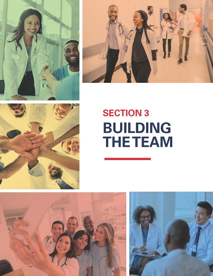 Strengthening the Health Care Workforce—Section 3: Building the Team page 1.