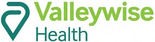 Valleywise Health, Arizona, logo.