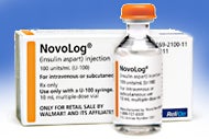 Walmart Is Rolling Back Prices . . . This Time on Insulin. A box and vile of NovoLog insulin.