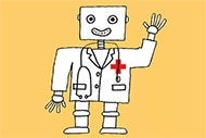 AI in Health Care by the Number robot doctor image