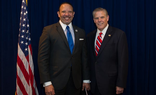  Rick Pollack pictured with Marc Morial, President and CEO, National Urban League