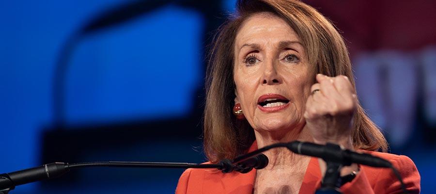 Nancy Pelosi speaking at AHA Annual Meeting 2019.