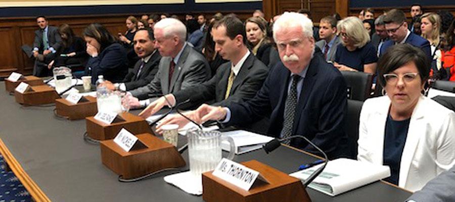 Tom Nicketls testifying before Congress about surprise medical billing