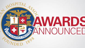 AHA logo with red text that says "Awards Announced"