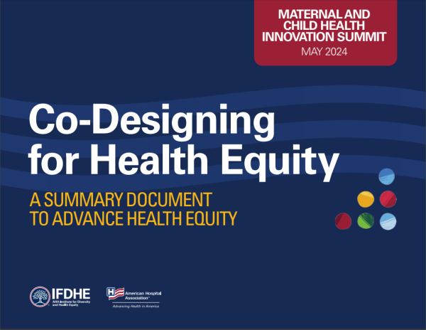 Equity Summit Brief Maternal and Child Health Cover